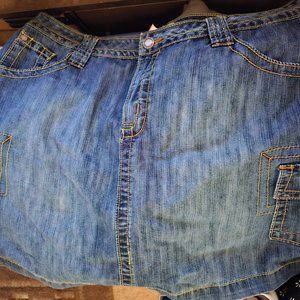 FADED GLORY BLUE JEAN SKORTS (#33)